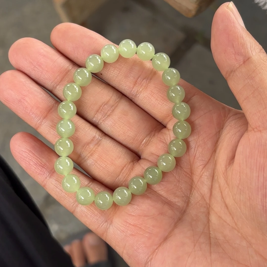 和田玉未镶嵌挂件雨****手串卡8