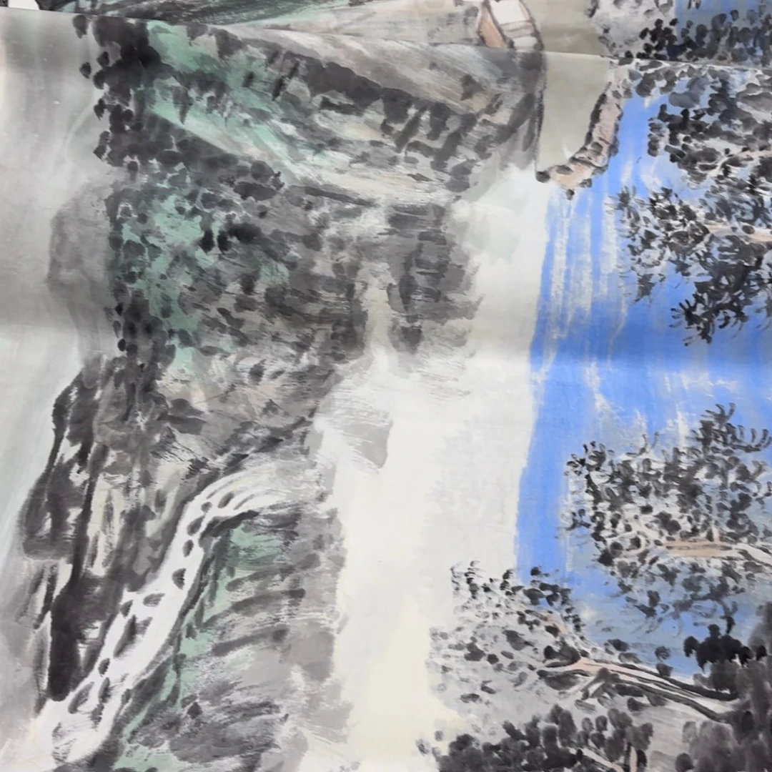 国画杭州西湖风景名胜公园