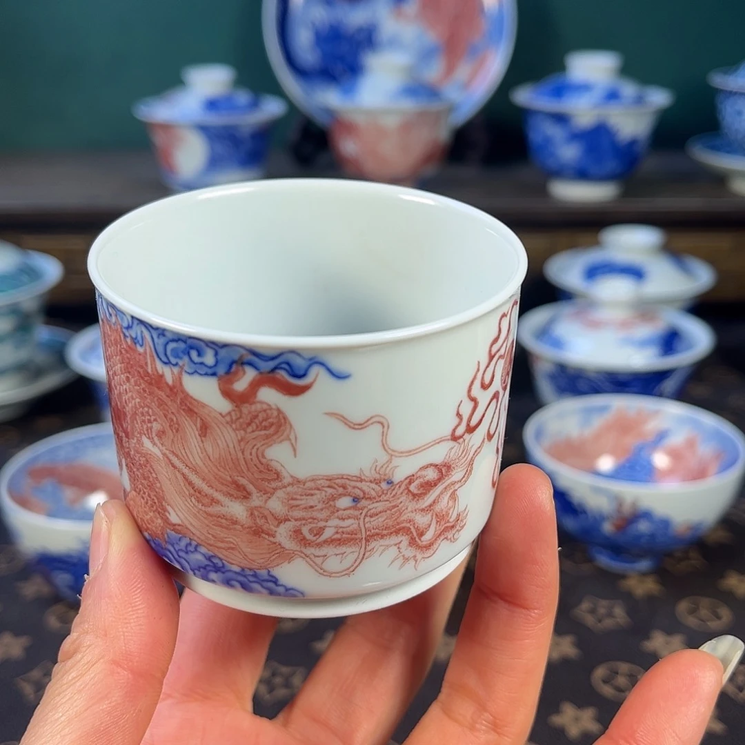 瓷片景德镇市自成堂手工手绘