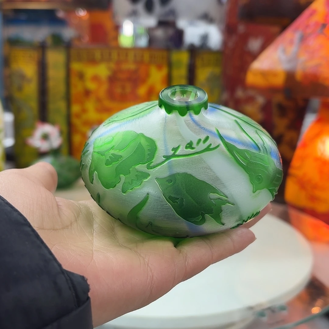琉璃小葛蕾花瓶小鱼