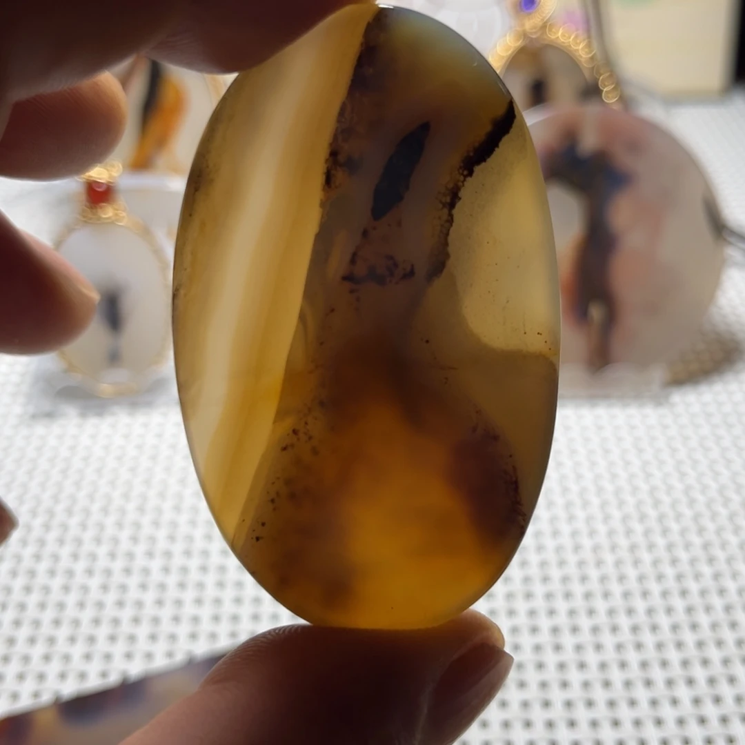 玛瑙/玉髓未镶嵌吊坠(不含链)