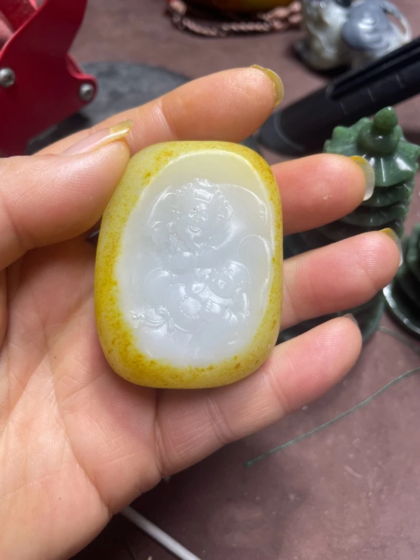 和田玉 吊坠 财富