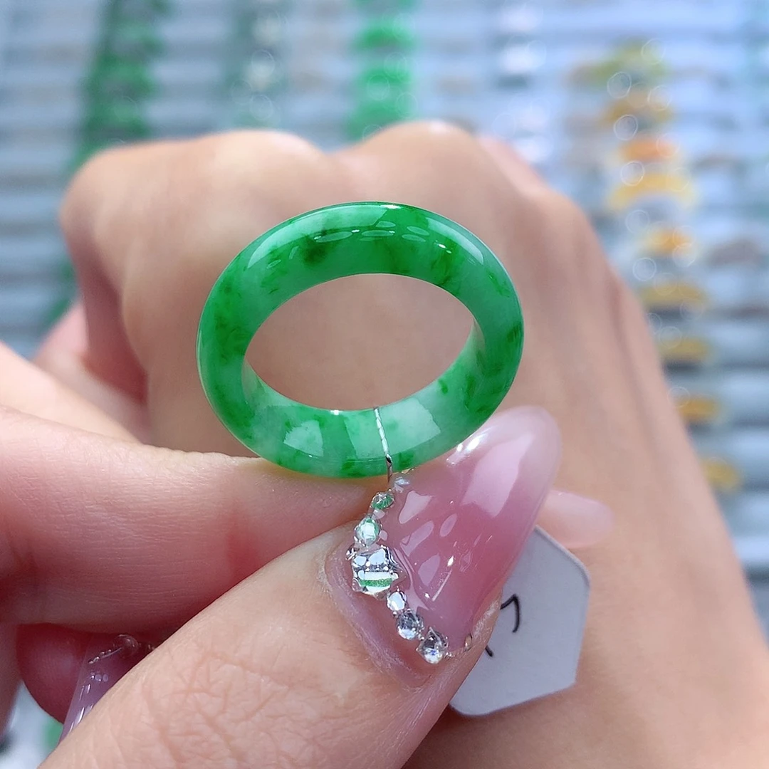 翡翠戒指未镶嵌15号