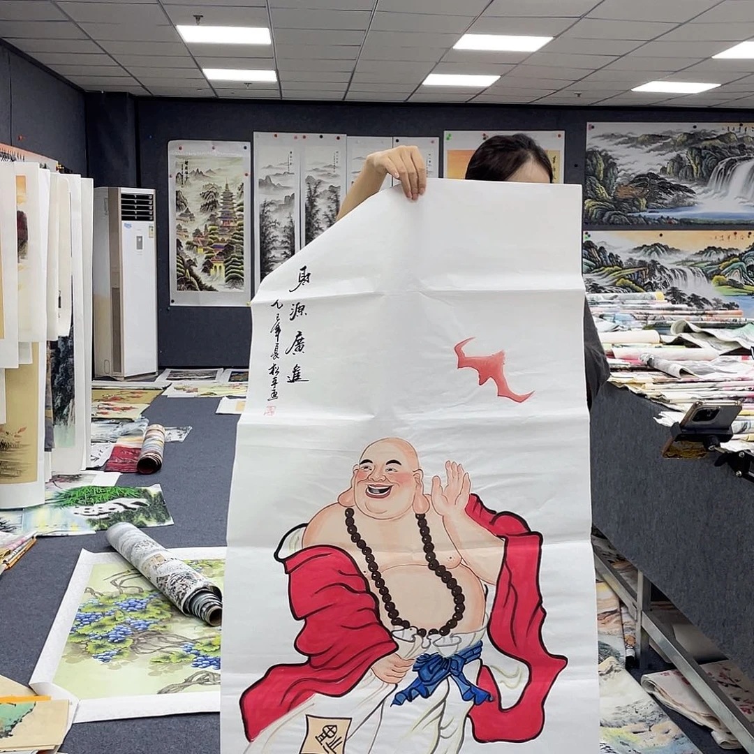 国画作品小姐姐放漏…