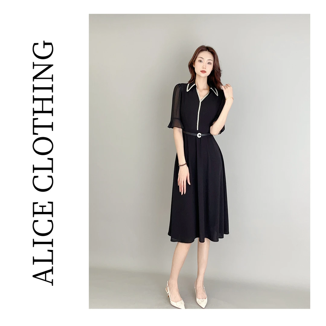 2 alicelulu 职场漫舞连衣裙皮质腰带 灵动轻盈 H1033245Q