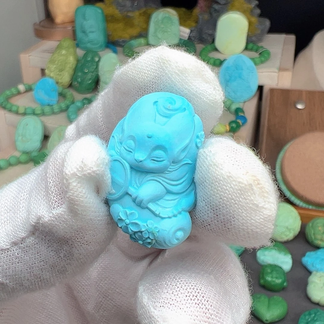 绿松石未镶嵌主播夏