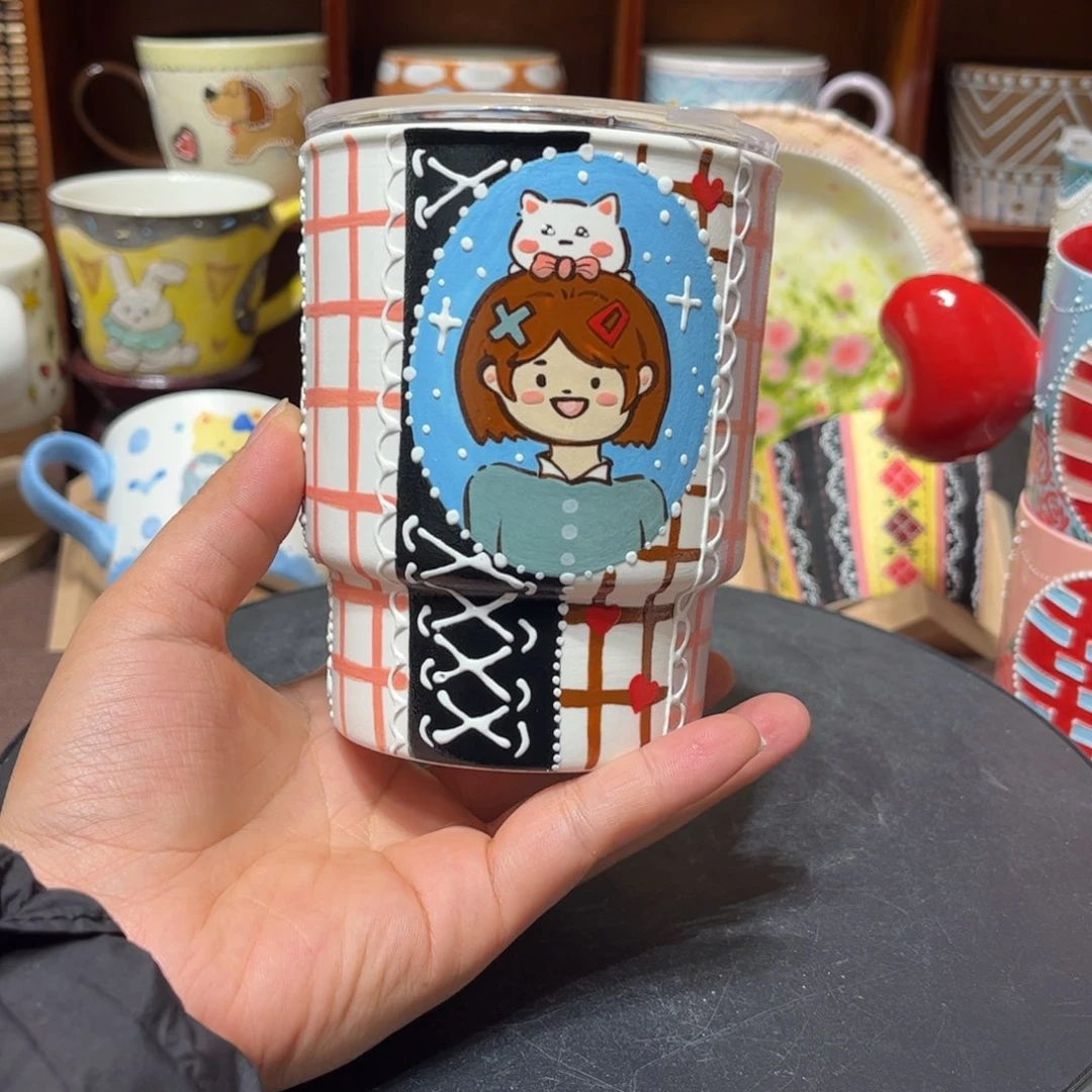 陶摆件景德镇陶瓷马克杯
