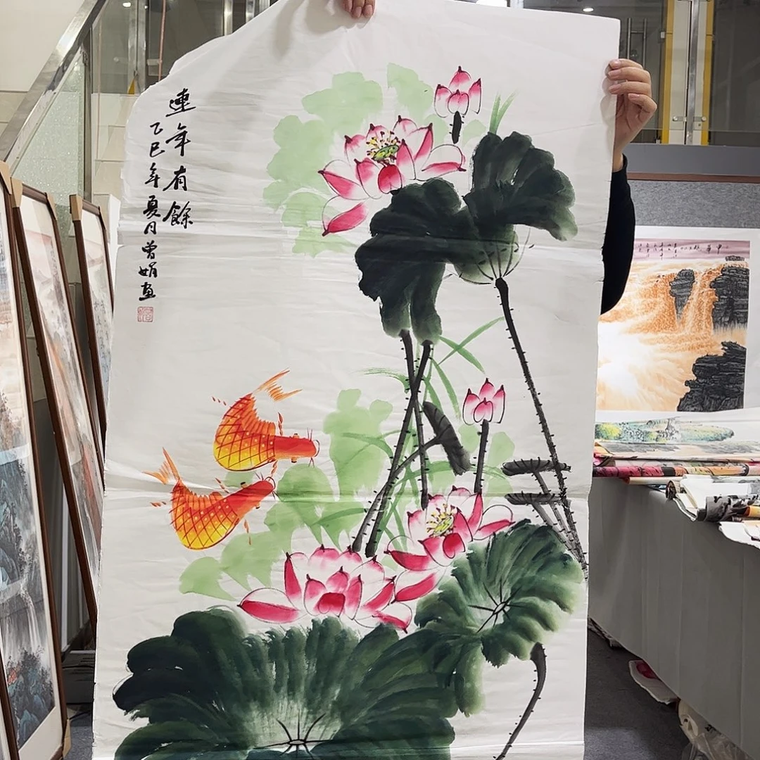 国画LT国画作品单幅任发微瑕