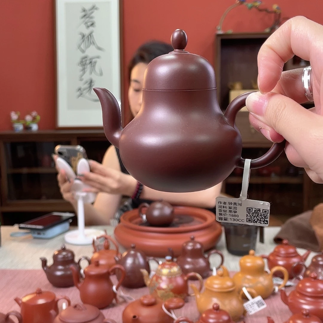 A***经泥塑全手工潮州手拉壶