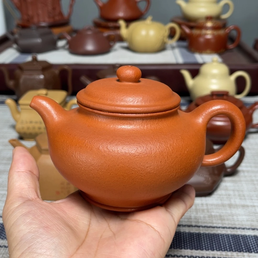 茶壶紫砂全手工制作255cc