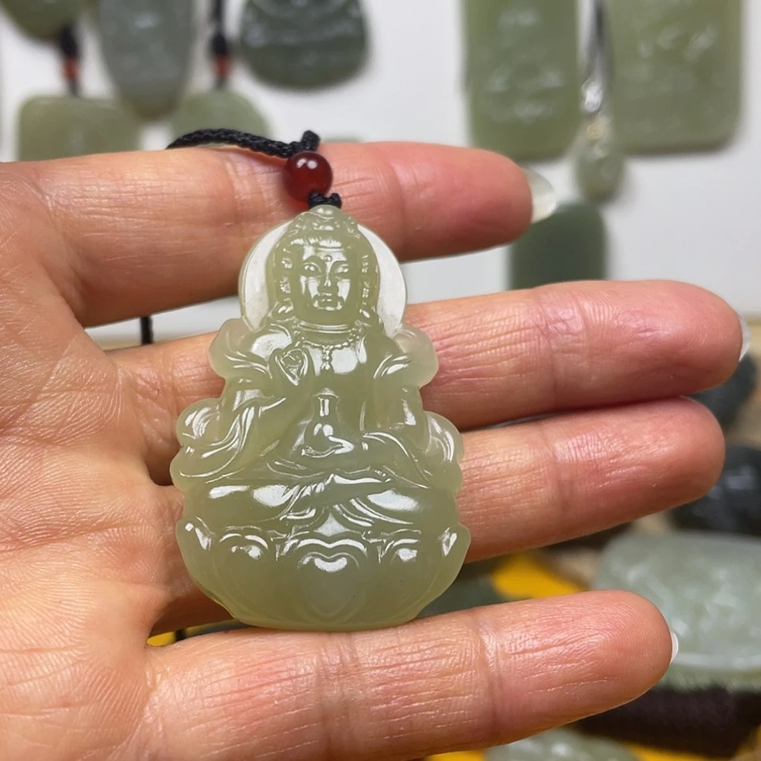 【闪购商品】和田玉颈饰未镶嵌锦**荣