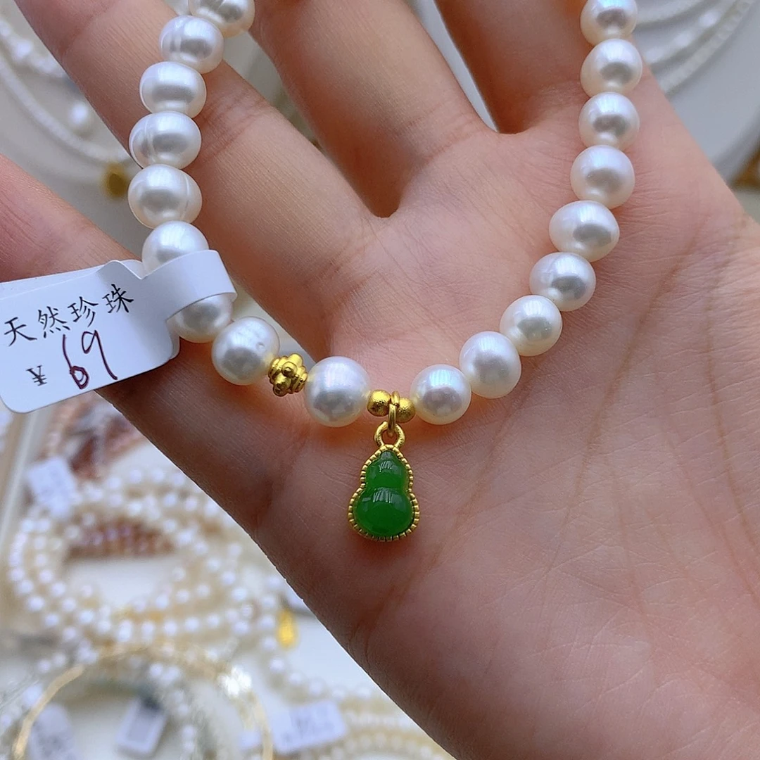 合金手绳淡水珍珠