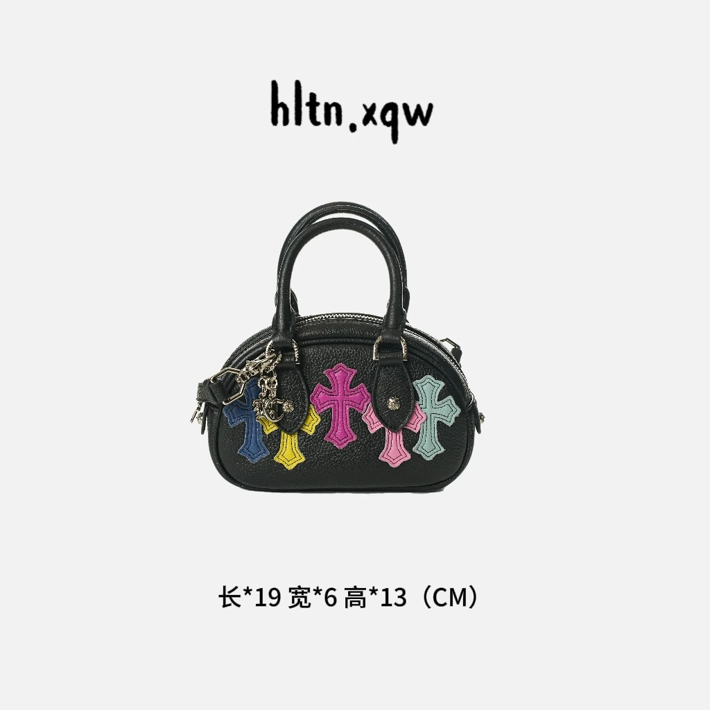 新款保龄球包潮流十字架手拿包BNT-293黑色