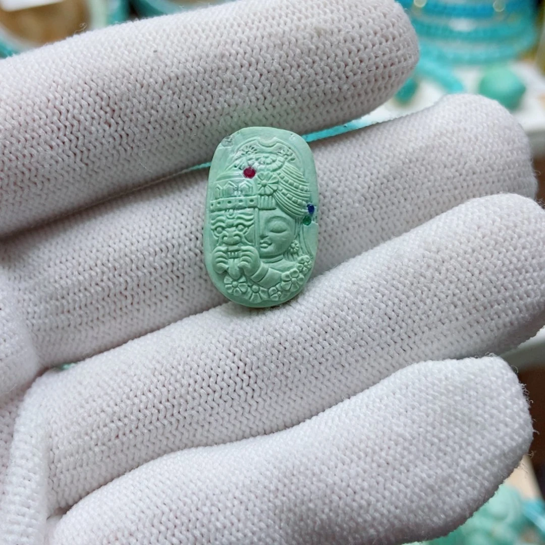 绿松石未镶嵌扎基拉姆