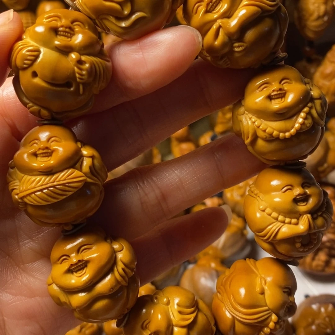 朵***朵手串/手链橄榄核精品八大弥勒