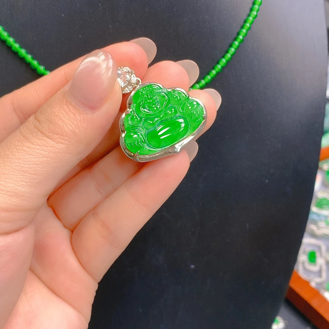 来***缘翡翠未镶嵌吊坠(不含链)