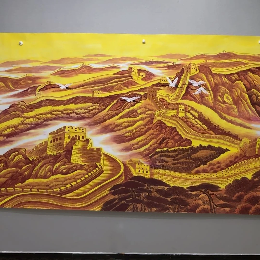 国画丈二精品工笔金山永固贾敏