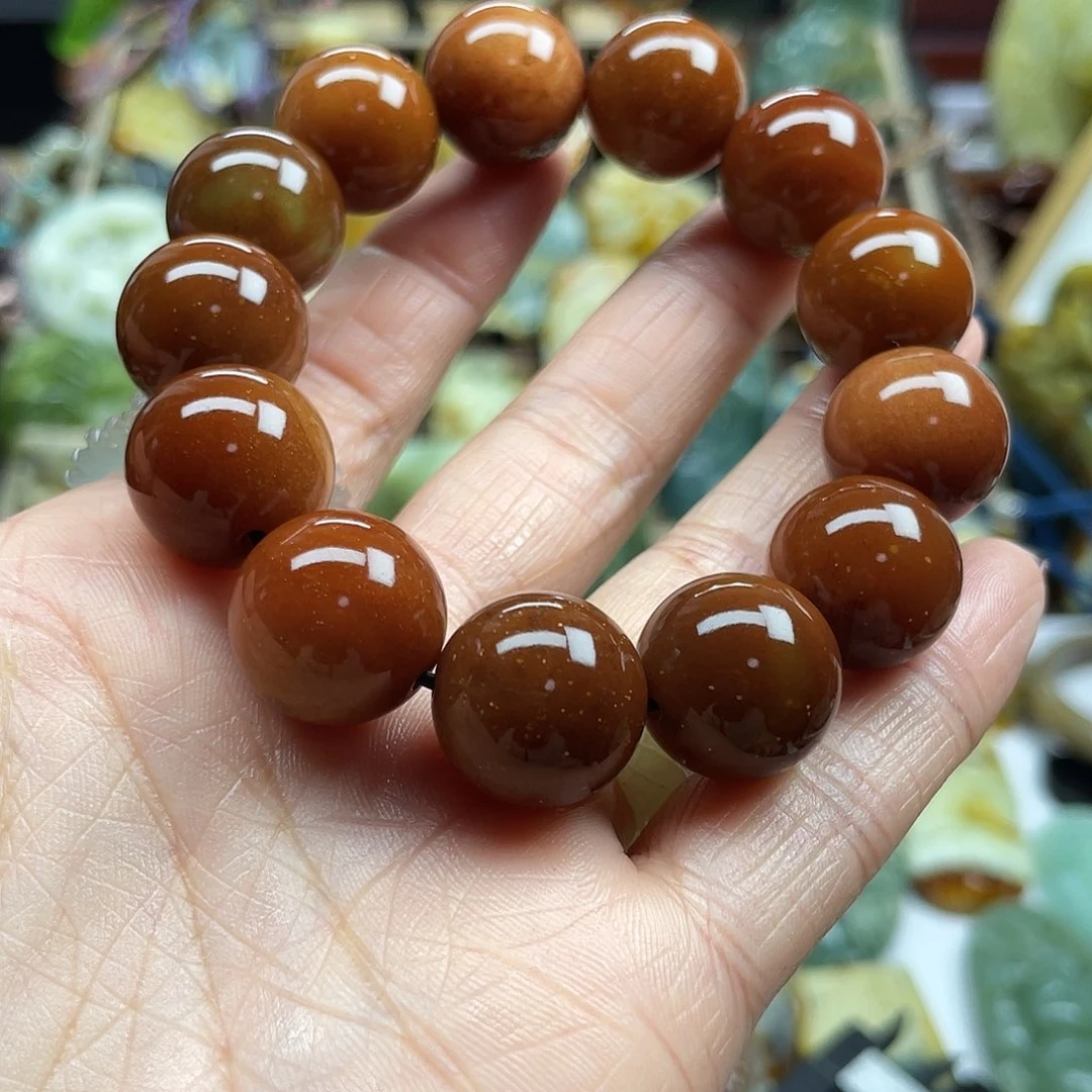 岫玉颈饰未镶嵌シ****凉辽阳红手串