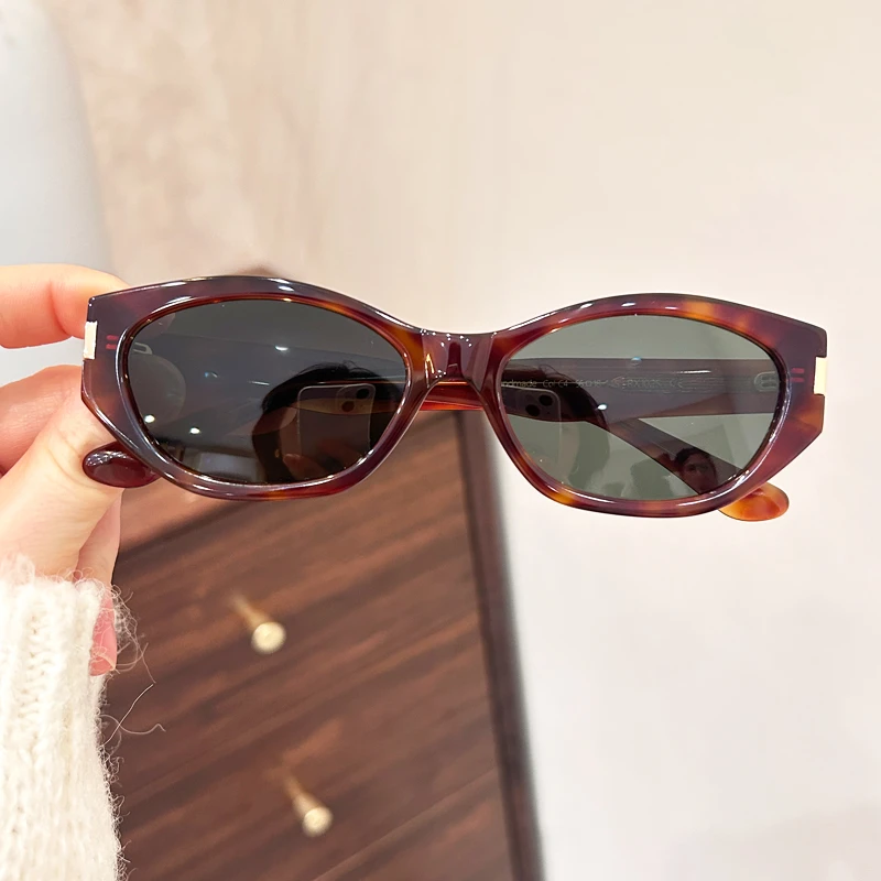 玳瑁墨镜可配近视眼镜框架女潮防紫外线开车用