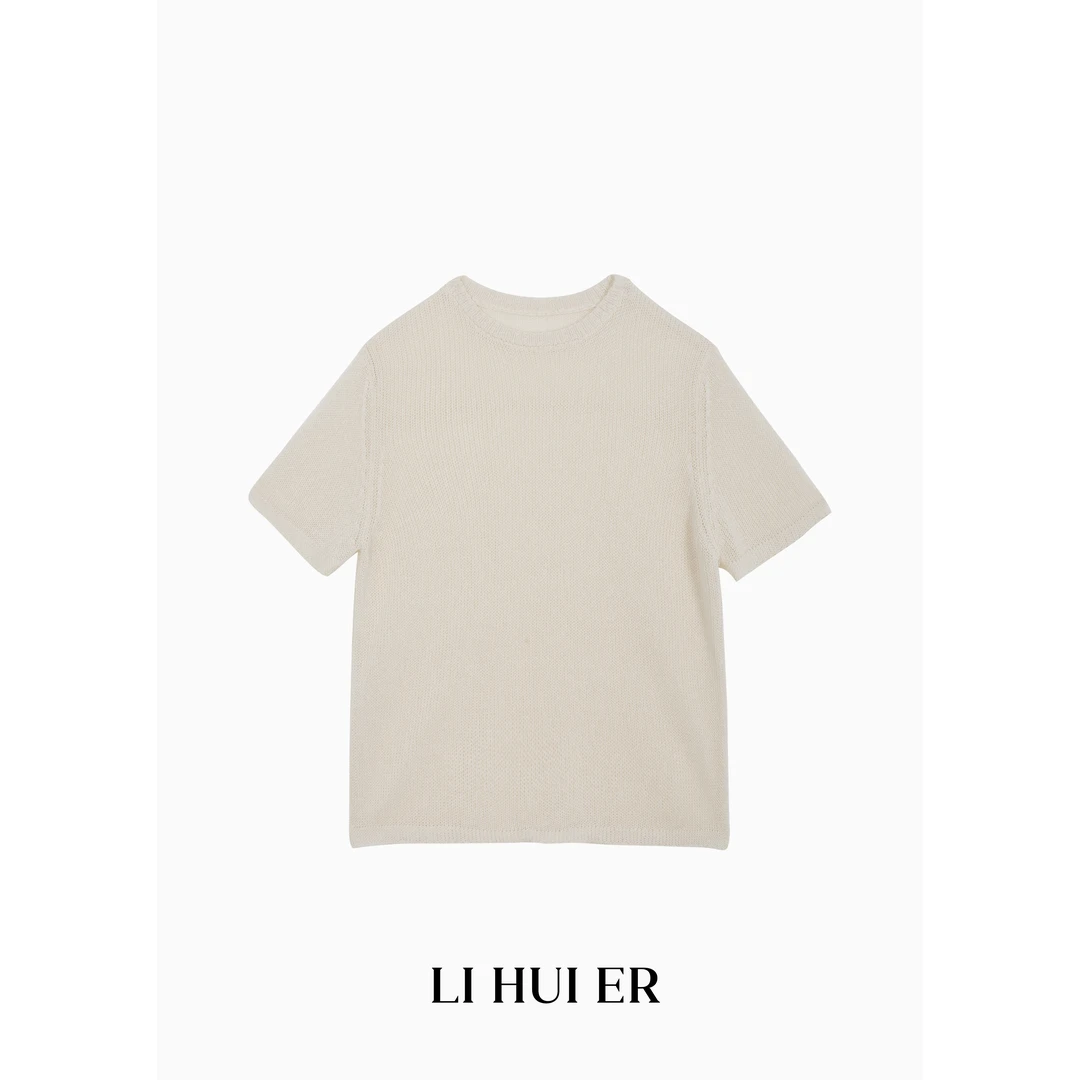 Li Hui Er 【荒诞伯爵】2025轻奢舒适时尚慵懒风上衣2560