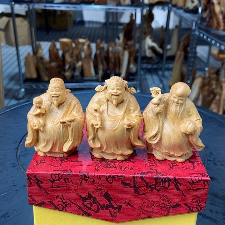 柏木（崖柏）福禄寿三星