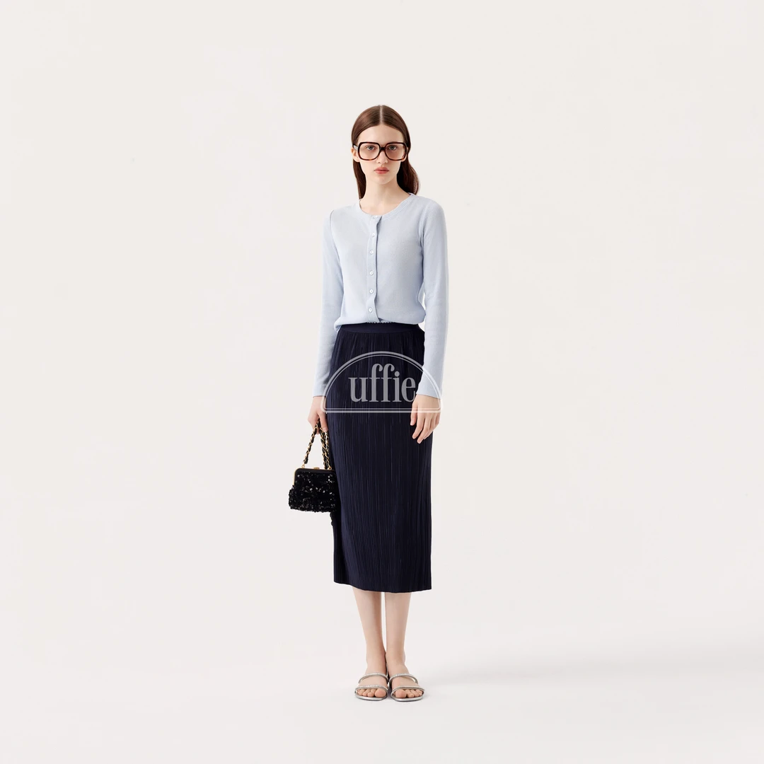 UFFIE针织罗纹棉质开衫