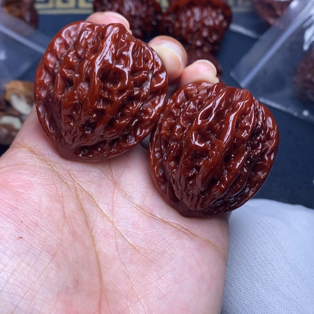 吊坠文玩核桃虎头41