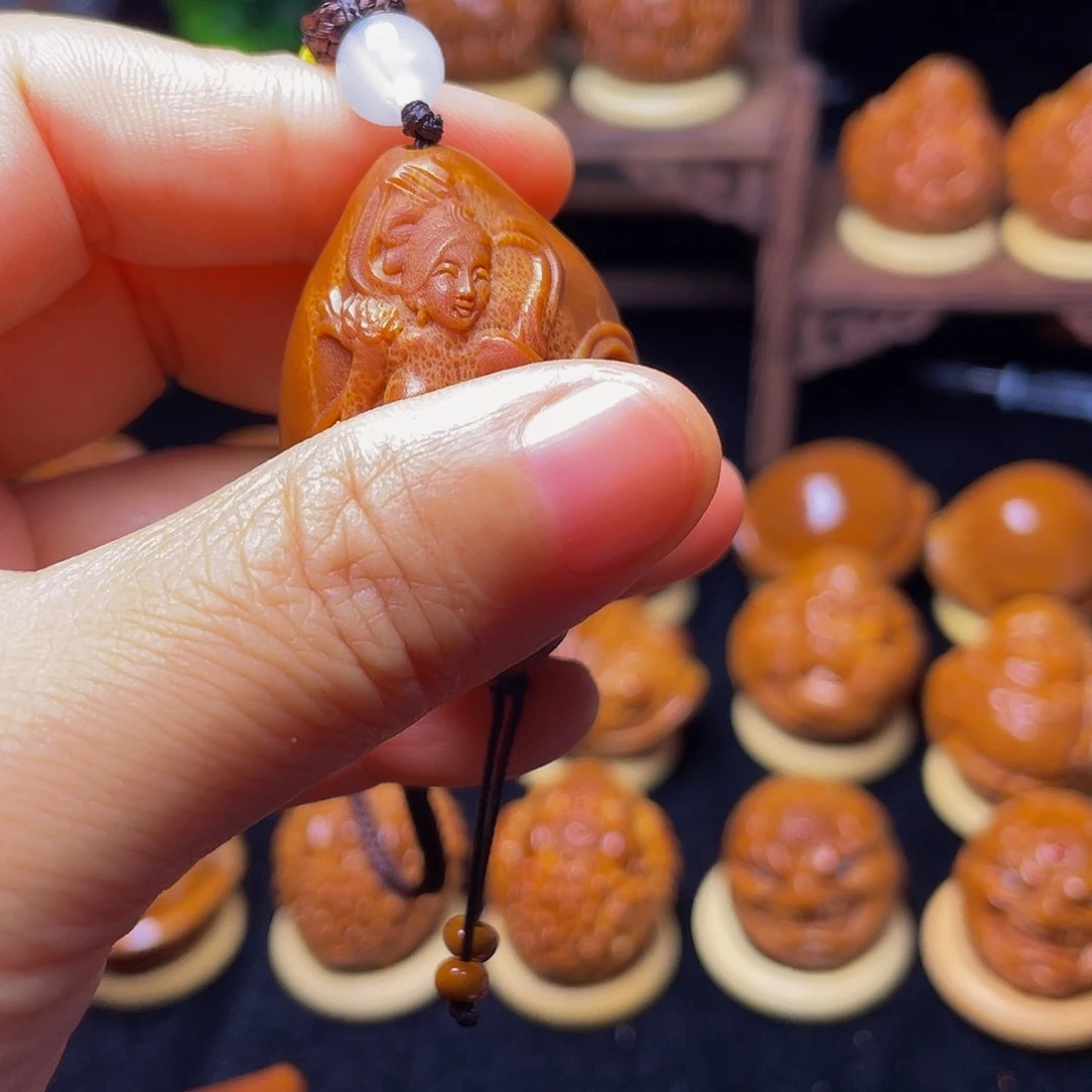 橄榄核手串/手链美女蝴蝶