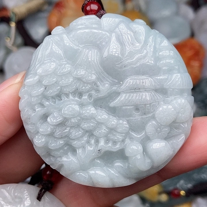 颈饰未镶嵌翡翠翡翠