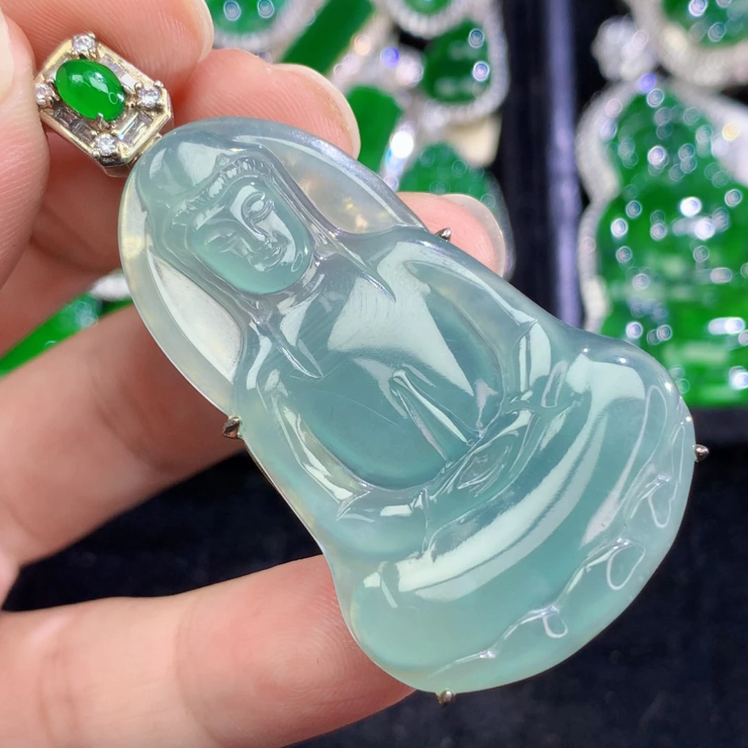 翡翠未镶嵌颈饰翡翠