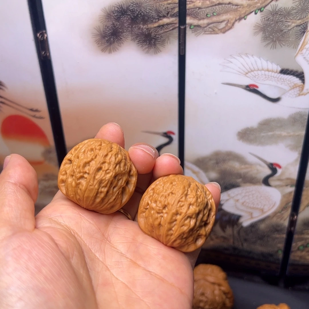 文玩核桃把件34铁锤