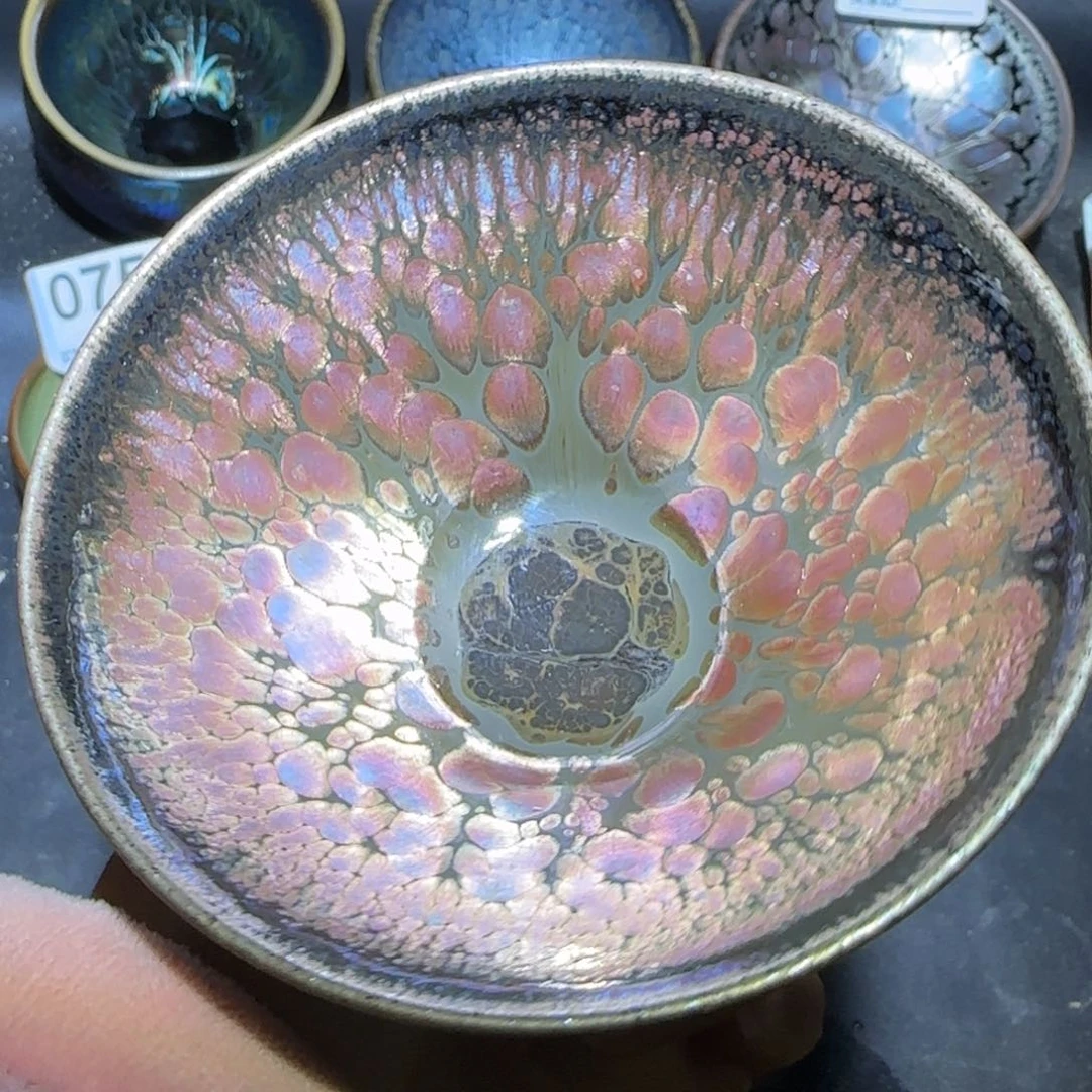 茶盏福建盏茶器斗笠薄胎