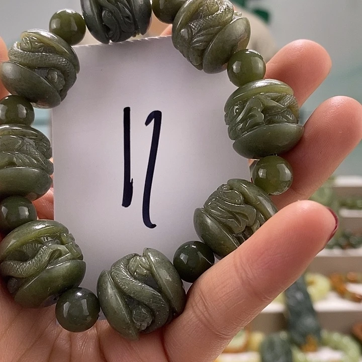 和田玉手链未镶嵌