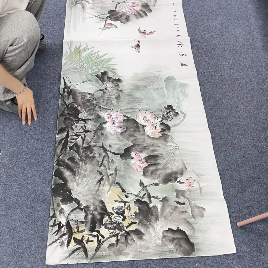 国画作品小姐姐放漏…