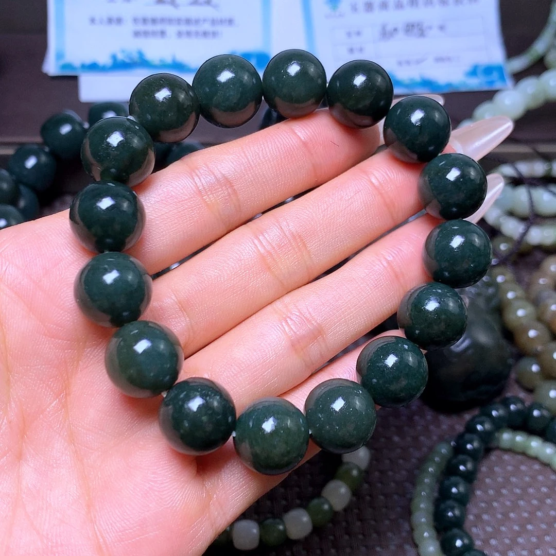 未镶嵌手串和田玉卡14