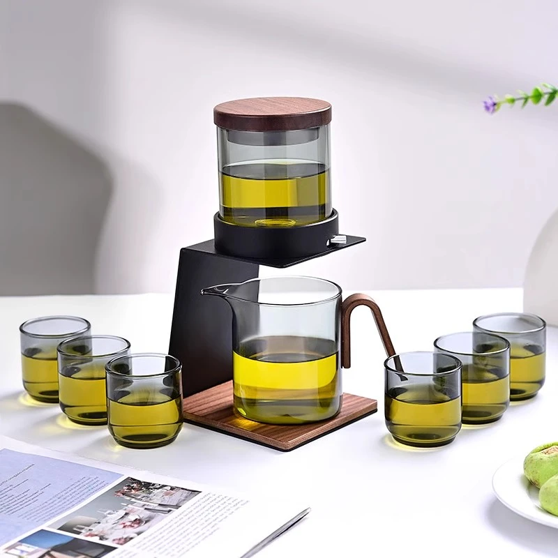 当代 自动泡茶神器茶水分离飘逸杯泡茶壶耐热过滤冲磁吸泡茶杯