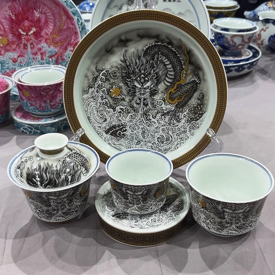 瓷片景德镇手工茶具