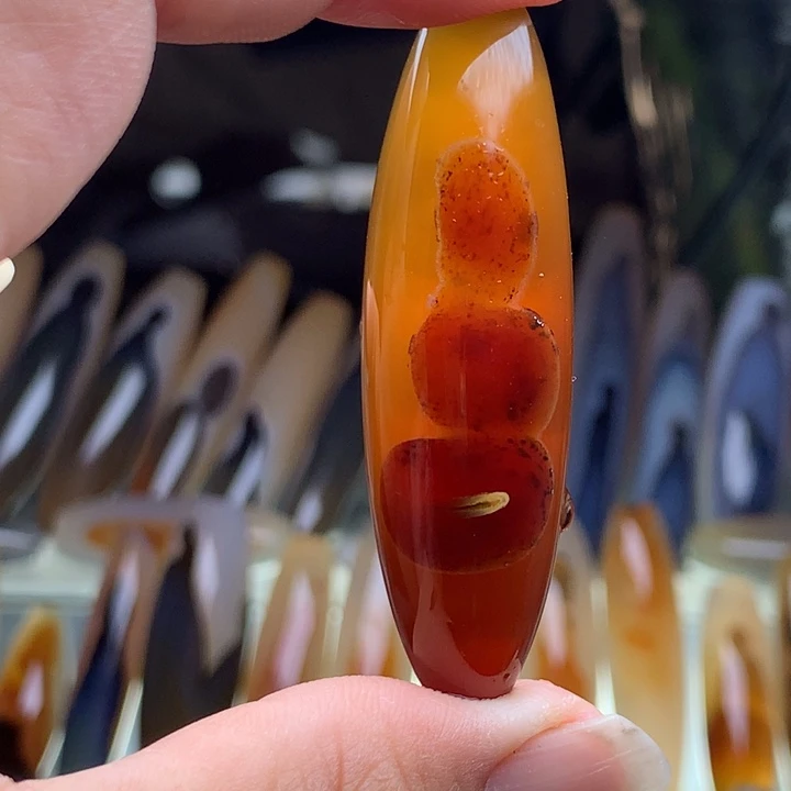 玛瑙/玉髓颈饰未镶嵌19有瑕