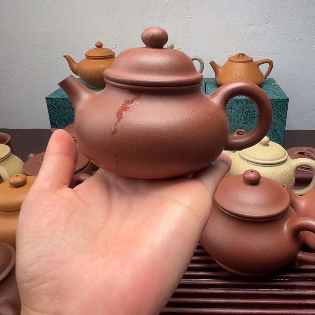 紫砂茶盘特练紫泥  容天   微瑕 180