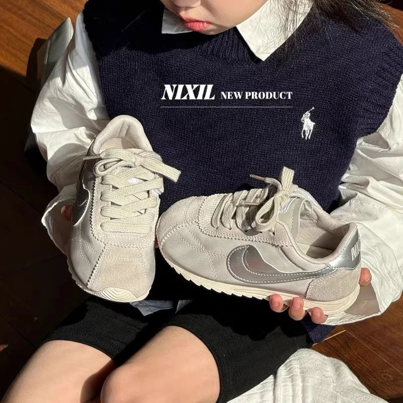 儿童运动鞋2025秋季新款女童德训鞋韩版阿甘鞋休闲透气男童跑步鞋