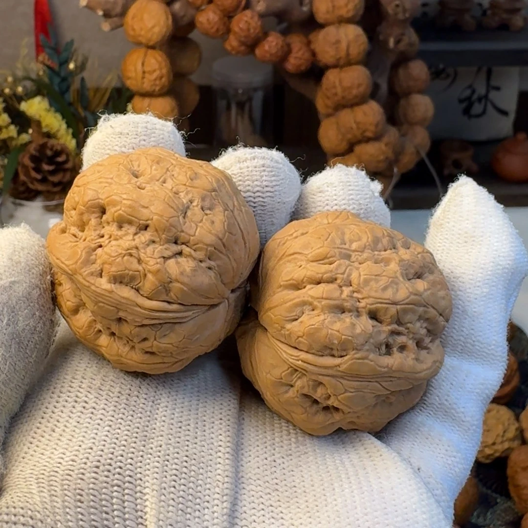 文玩核桃把件肌肉达摩38.8