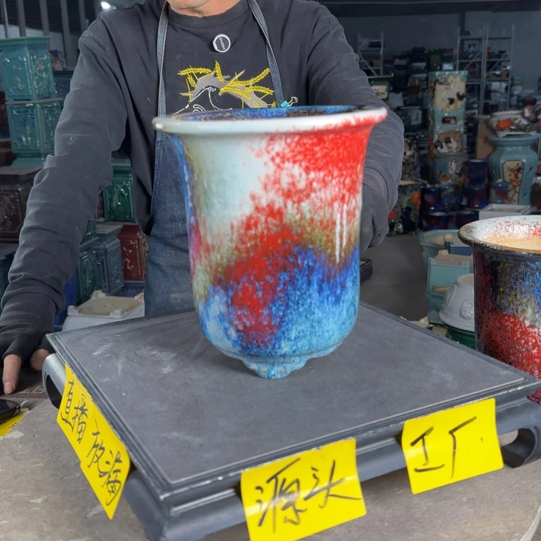 一风堂石湾花盆。