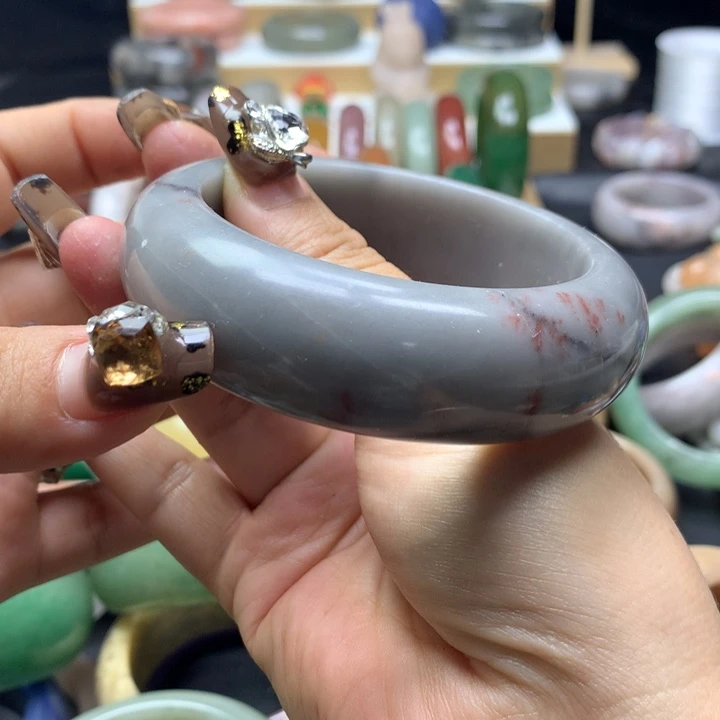 未镶嵌手镯石英质玉夢****