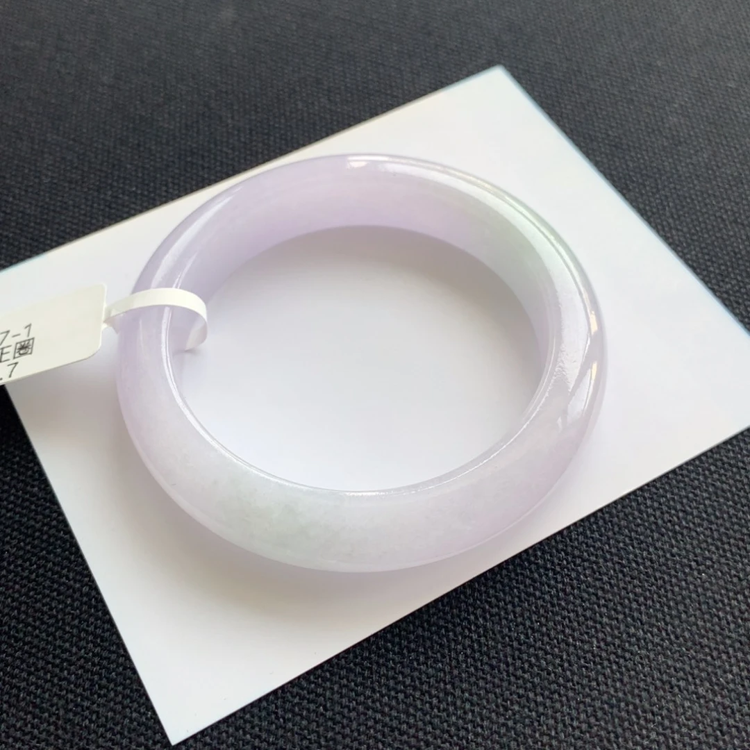 翡翠未镶嵌手镯23号53正