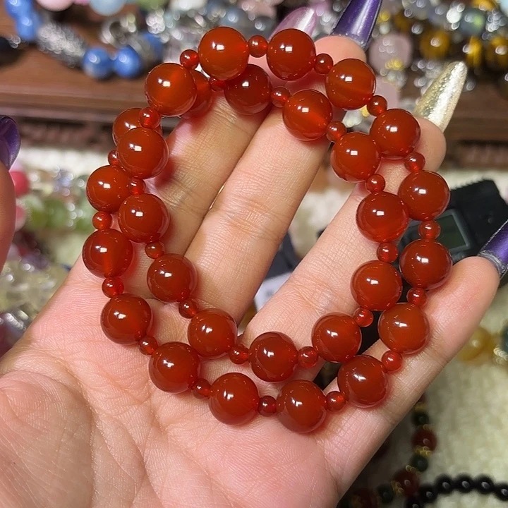 玛瑙/玉髓未镶嵌手链