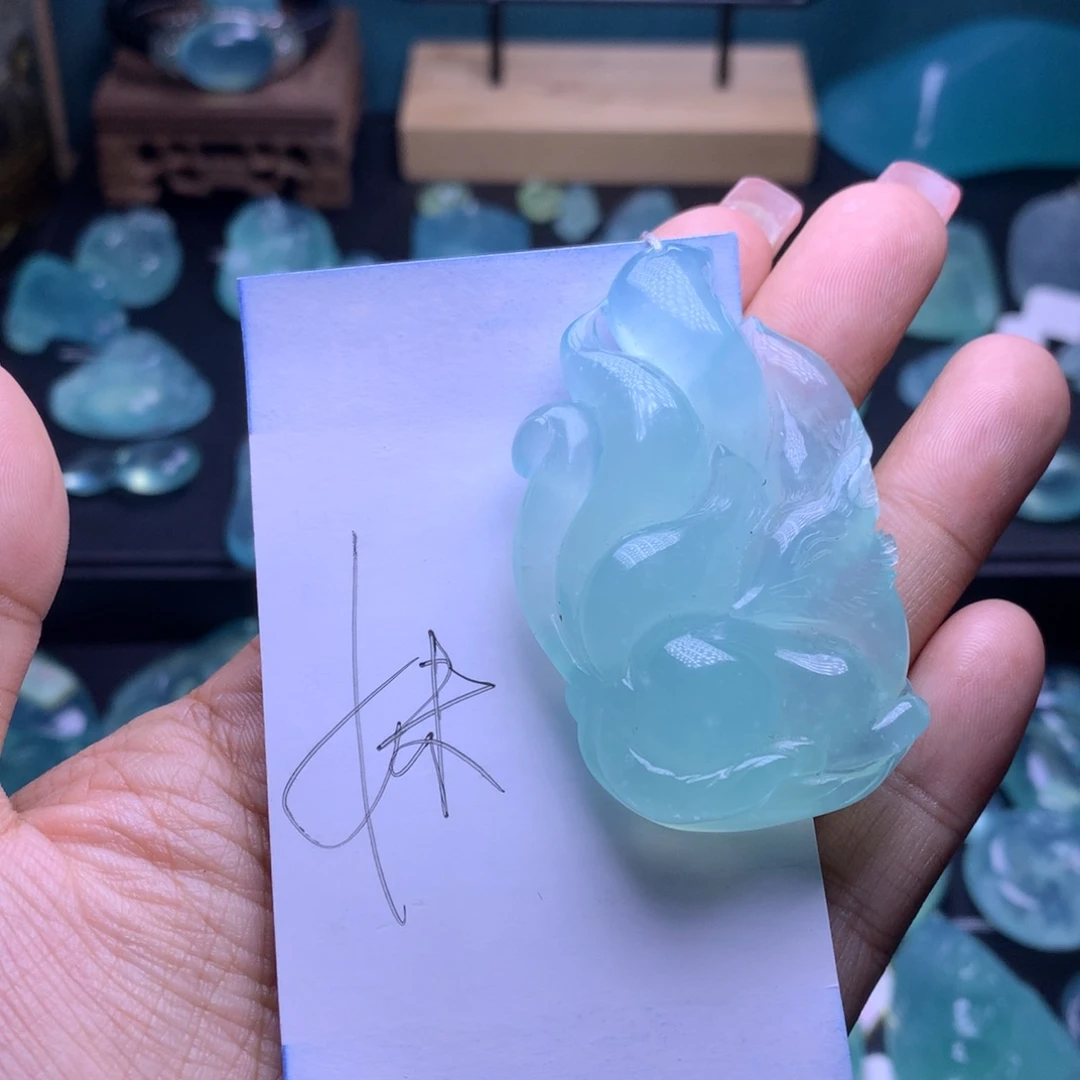 蛇纹石玉吊坠未镶嵌四***庸