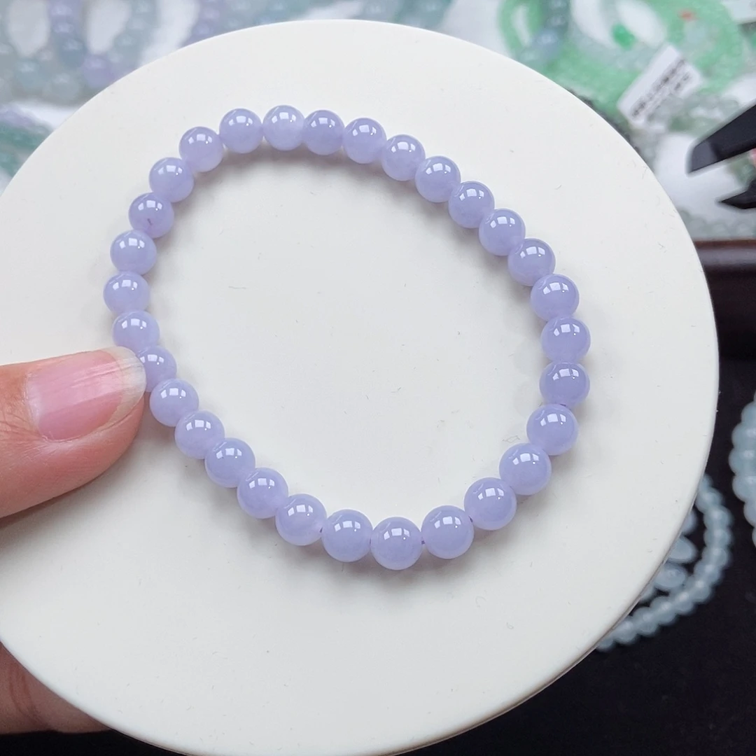 翡翠未镶嵌手串卡6.2