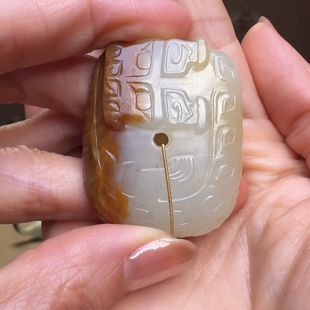 和田玉儒家金玉未镶嵌陌**文