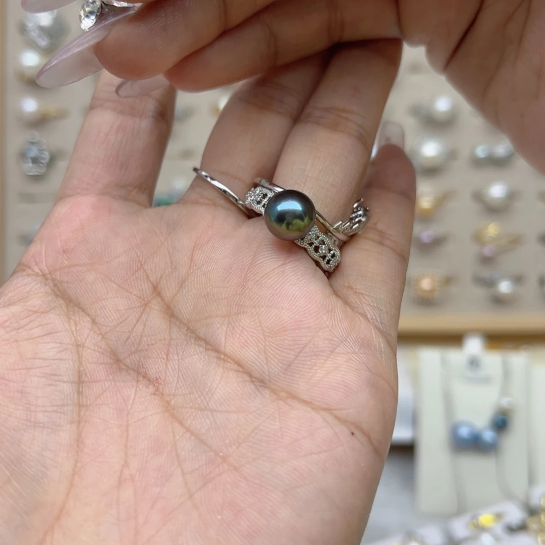 媛***琳淡水珍珠戒指合金