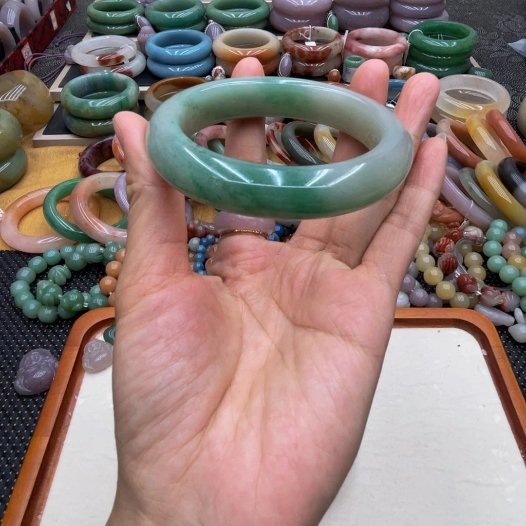 石英质玉未镶嵌圈口59